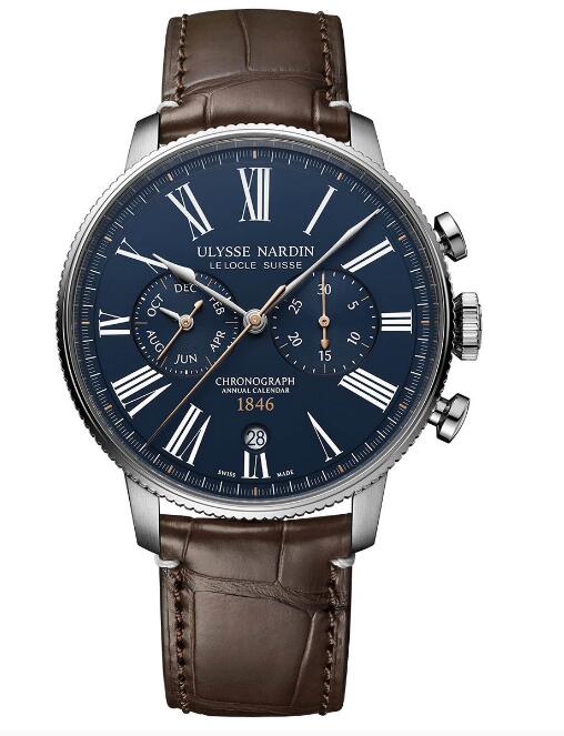 Ulysse Nardin Marine Torpilleur Annual Chronograph Blue Limited Edition – 44mm Replica Watch Price 1533-320LE-3A-175/1A